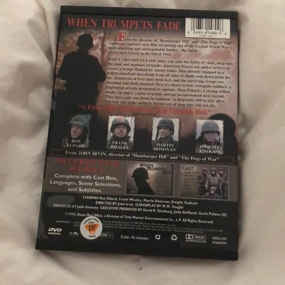 WHEN TRUMPETS FADE DVD - Picture 2 of 5